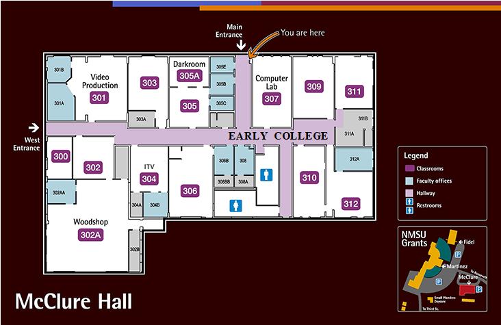 McClure Hall Map